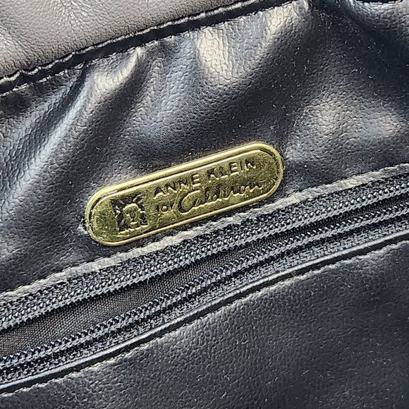 🔹️Anne Klein Gray Leather Clutch Purse - Picture 10 of 12